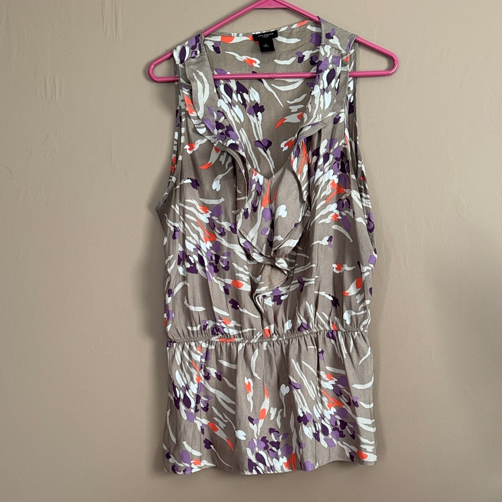 Ann Taylor Multicolor Sleeveless Blouse